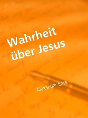 cover image of Wahrheit über Jesus
